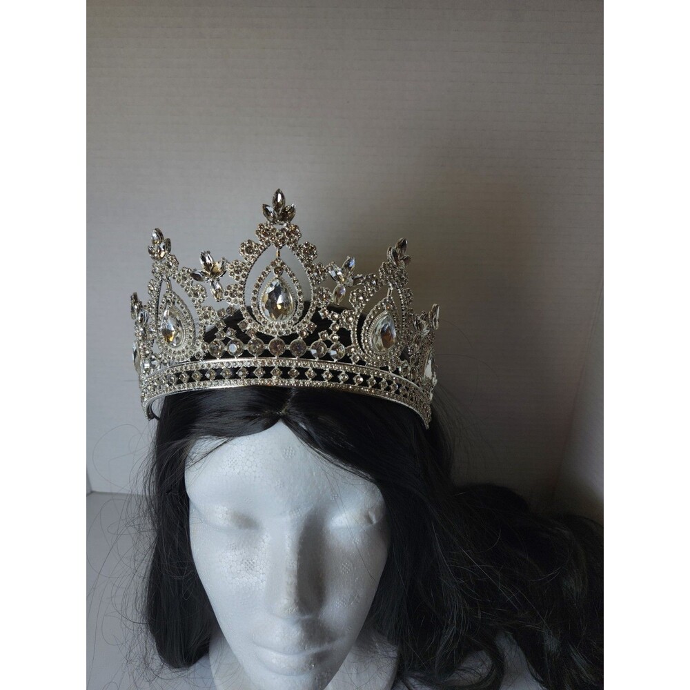 Water Drop Silver Tiara